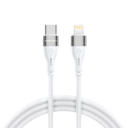 USB-C - Lightning WZK WSTCL1 -kaapeli, 27W, 1m, Valkoinen