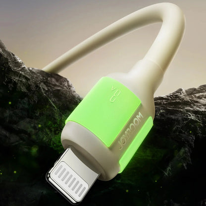 USB-A - Lightning Joyroom S-A53 Data- ja Latauskaapeli, 18W, 1.2m, Beige