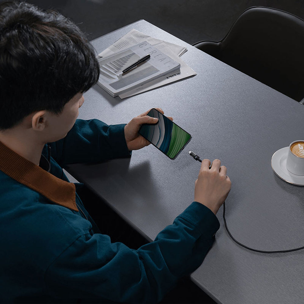 USB-C - Lightning Baseus Gem -data- ja latauskaapeli, 20W, 1m, Musta P10373001111-00