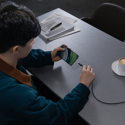 USB-C - Lightning Baseus Gem -data- ja latauskaapeli, 20W, 1m, Musta P10373001111-00