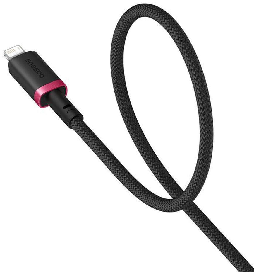 USB-A - Lightning Baseus Dura Series -data- ja latauskaapeli, 18W, 2m, Punainen P10377801U01-03