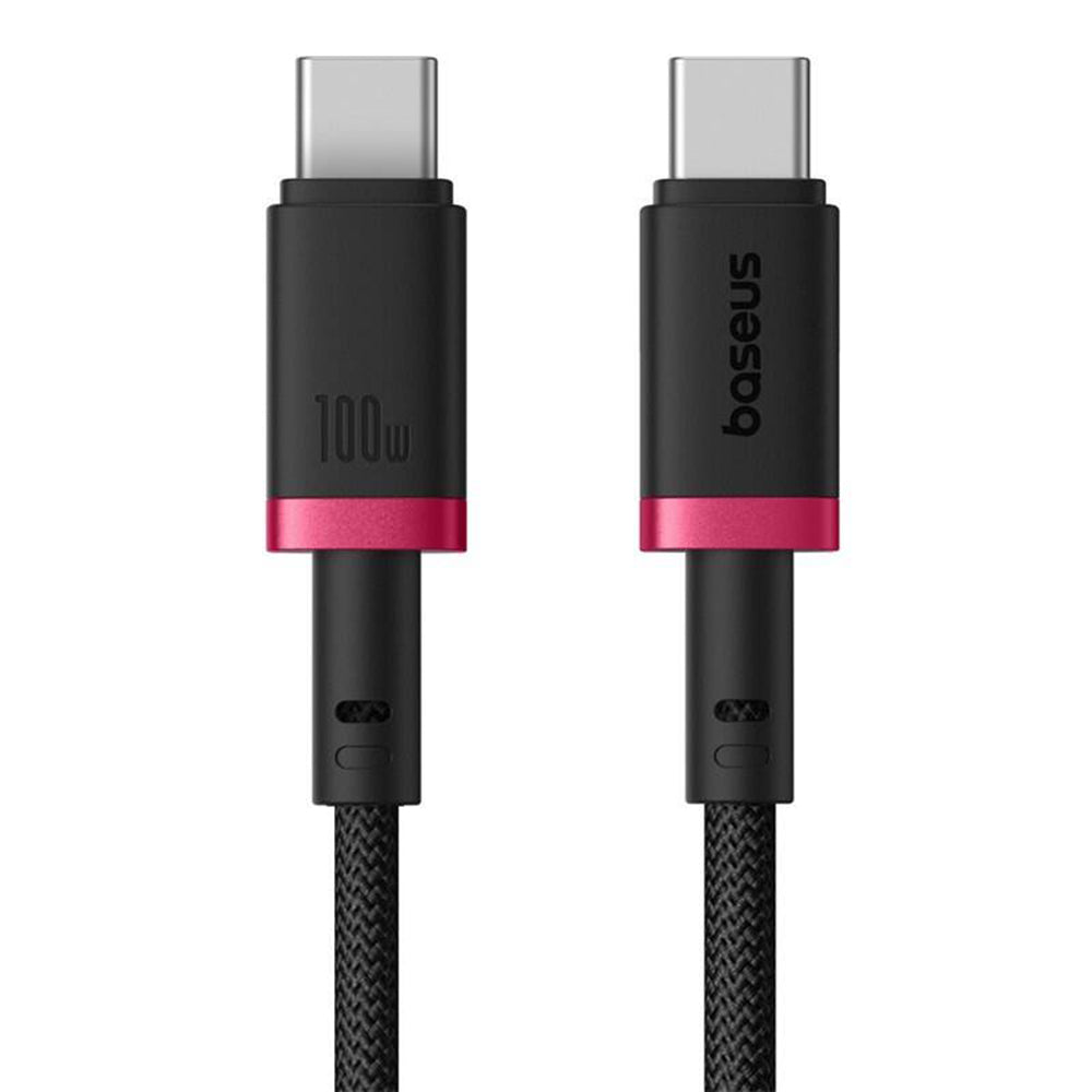 USB-C - USB-C Baseus Dura Series -data- ja latauskaapeli, 100W, 2m, Punainen P10377803U01-02