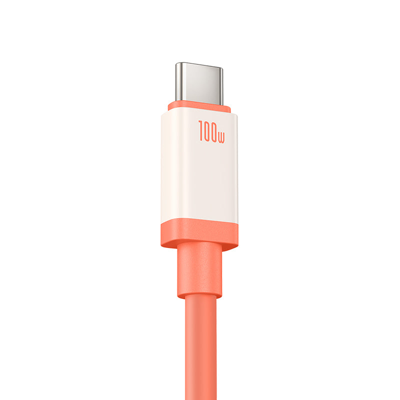 USB-A - USB-C Baseus Zero Degree Series -data- ja latauskaapeli, 100W, 2m, Punainen