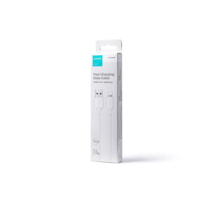 Data- ja latauskaapeli USB-A - Lightning Joyroom S-A9, 18W, 1m, Valkoinen