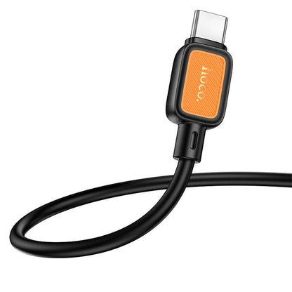 USB-C Data and Charging Cable - USB-C HOCO X108, 60W, 1m, Black