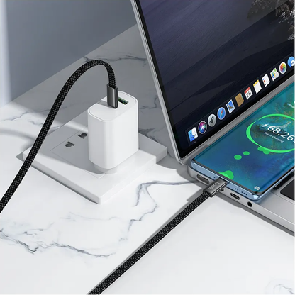 USB-C - USB-C HOCO X125 -data- ja latauskaapeli, 60W, 1m, Musta