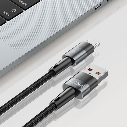 USB-A to USB-C Data and Charging Cable Tech-Protect Ultraboost, 66W, 0.5m, Gray