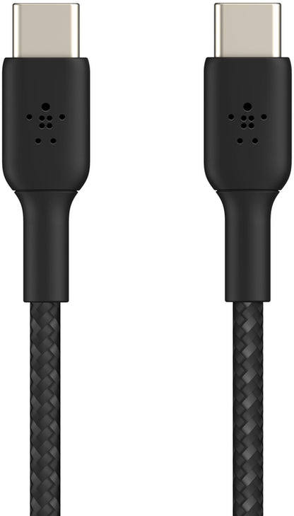 USB-C-tietojen ja latauksen kaapeli - USB-C Belkin BoostCharge Pro, 60W, 2m, Musta CAB004bt2MBK