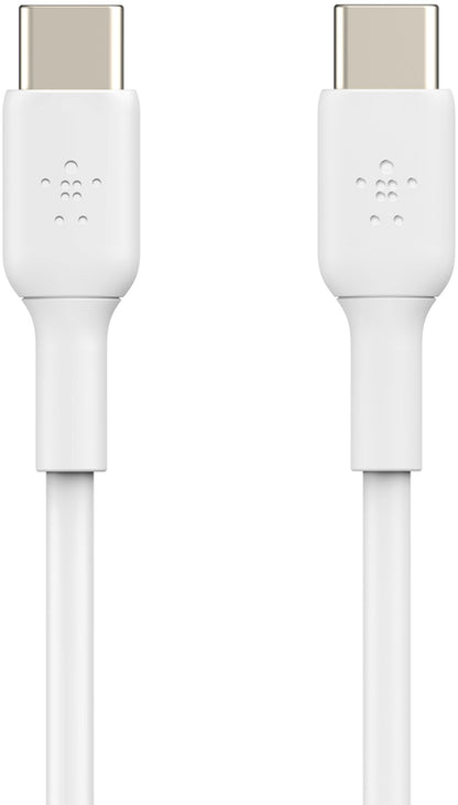 USB-C-tietojen ja latauksen kaapeli - USB-C Belkin BoostCharge, 60W, 2m, valkoinen CAB003bt2MWH