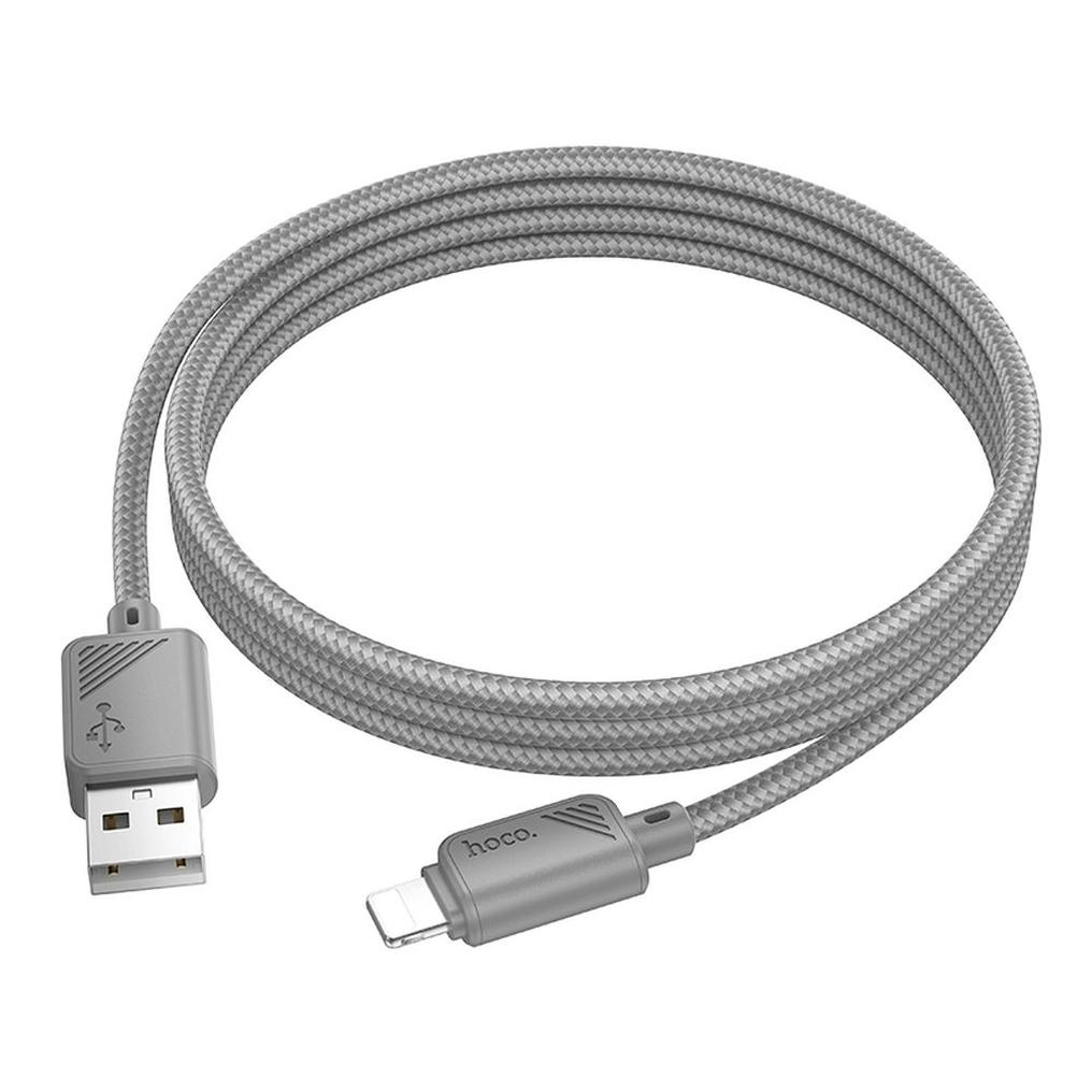 USB-A - Lightning Tietojen siirto- ja latauskaapeli HOCO X113, 18W, 1m, Harmaa