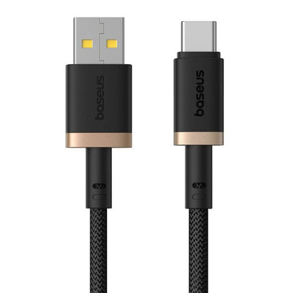 USB-A - USB-C Baseus Dura Series -data- ja latauskaapeli, 60W, 2m, Kulta P10377802U01-02