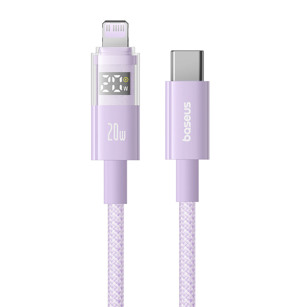 USB-C - USB-C Baseus Display 2 -data- ja latauskaapeli, 100W, 1m, Violetti P10382702511-00
