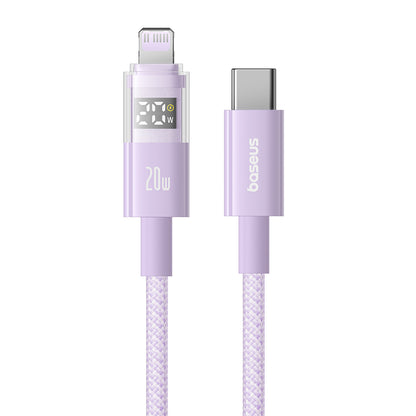 USB-C - USB-C Baseus Display 2 -data- ja latauskaapeli, 100W, 1m, Violetti P10382702511-00