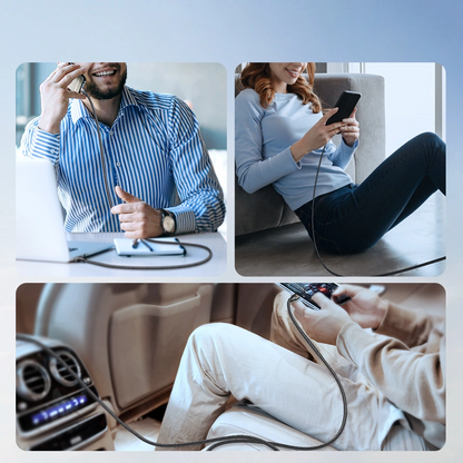 USB-A to USB-C Data and Charging Cable Joyroom S-A25 Light-Speed, 100W, 1.2m, Black