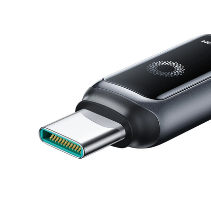 USB-A - USB-C Joyroom S-A55 StarFlight Display -kaapeli, 66W, 1.2m, Musta