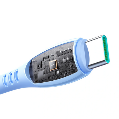 USB-C Data and Charging Cable - USB-C Joyroom S-A59 Vibrant, 60W, 1.2m, Blue