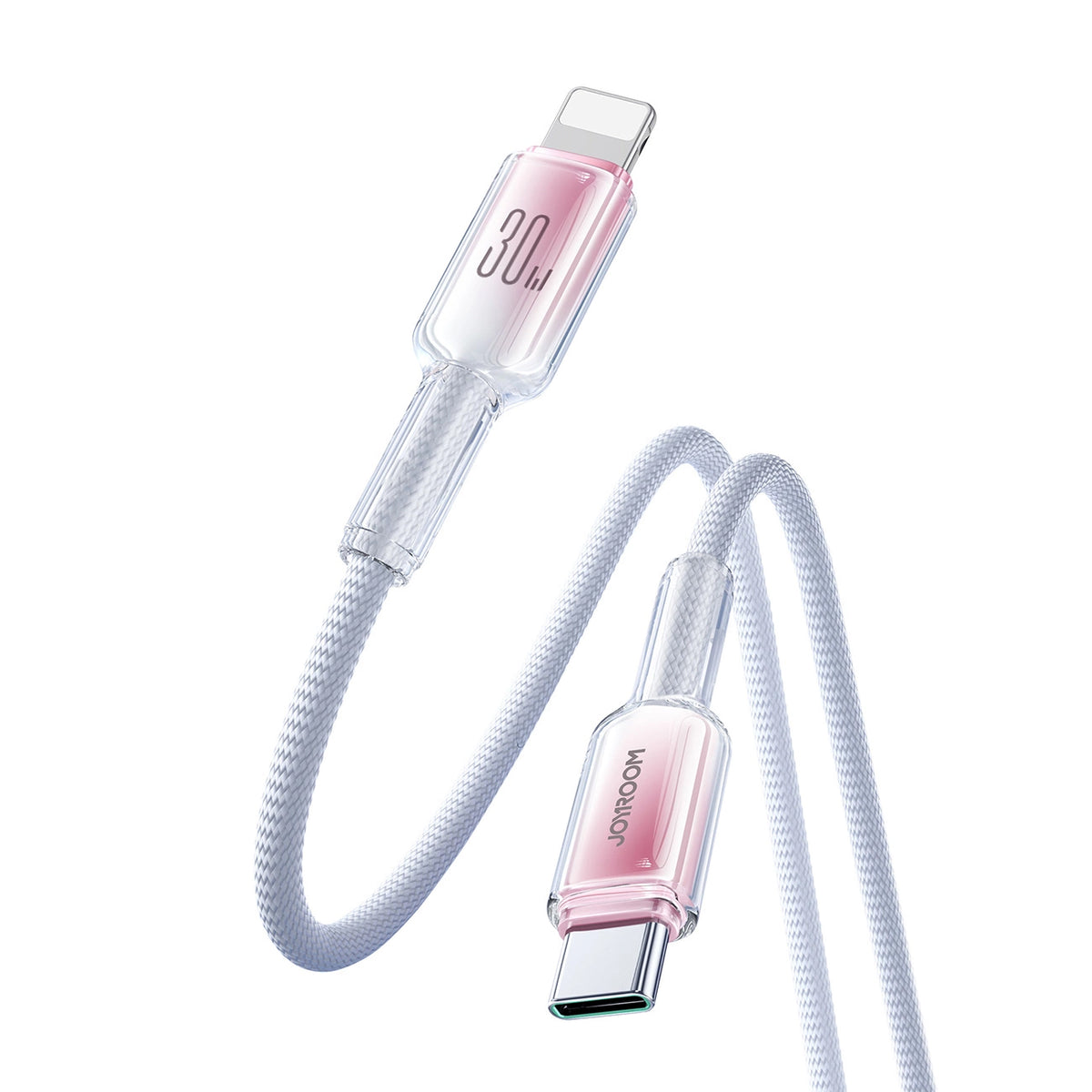 USB-C to Lightning Data and Charging Cable Joyroom S-A42, 30W, 1.2m, White