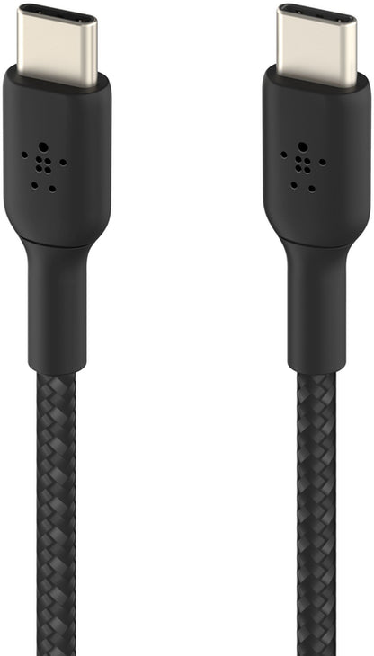 USB-C-tietojen ja latauksen kaapeli - USB-C Belkin BoostCharge Pro, 60W, 2m, Musta CAB004bt2MBK