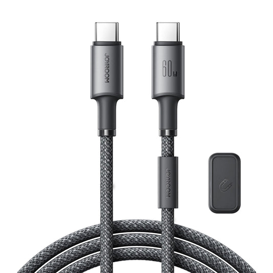 USB-C - USB-C -data- ja latauskaapeli Joyroom S-A50, 60W, 1.2m, Harmaa