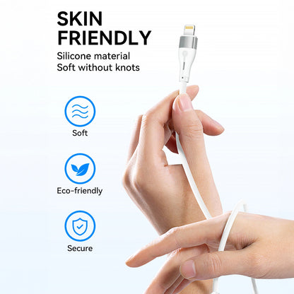 USB-C - Lightning WZK WSTCL1 -kaapeli, 27W, 1m, Valkoinen