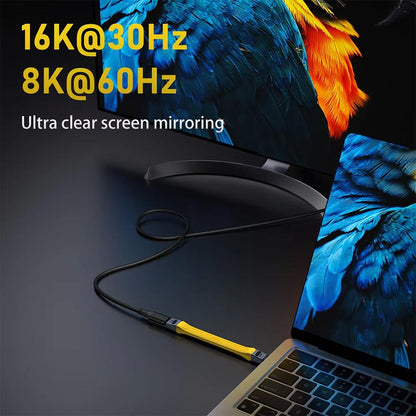 USB-C - USB-C OEM 8K Video, 240W, 0.13m, Musta Data- ja Latauskaapeli
