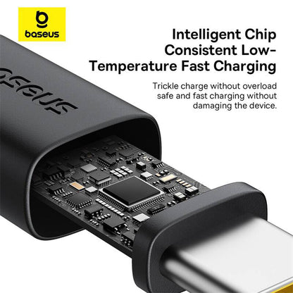 Baseus Dura Series USB-A - USB-C -data- ja latauskaapeli, 60W, 1m, Punainen P10377802U01-01