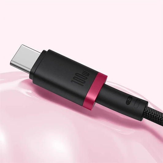 USB-C - USB-C Baseus Dura Series -data- ja latauskaapeli, 240W, 1m, Punainen P10377803U03-01