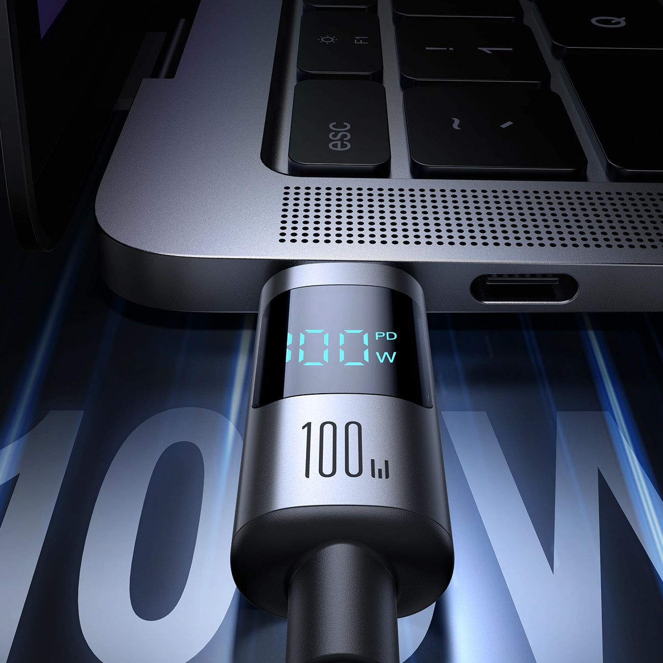 USB-C - USB-C -kaapeli ja lataus Joyroom S-A16 Pro Prism Display, 100W, 1.2m, Musta