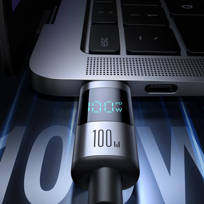 USB-C - USB-C -kaapeli ja lataus Joyroom S-A16 Pro Prism Display, 100W, 1.2m, Musta