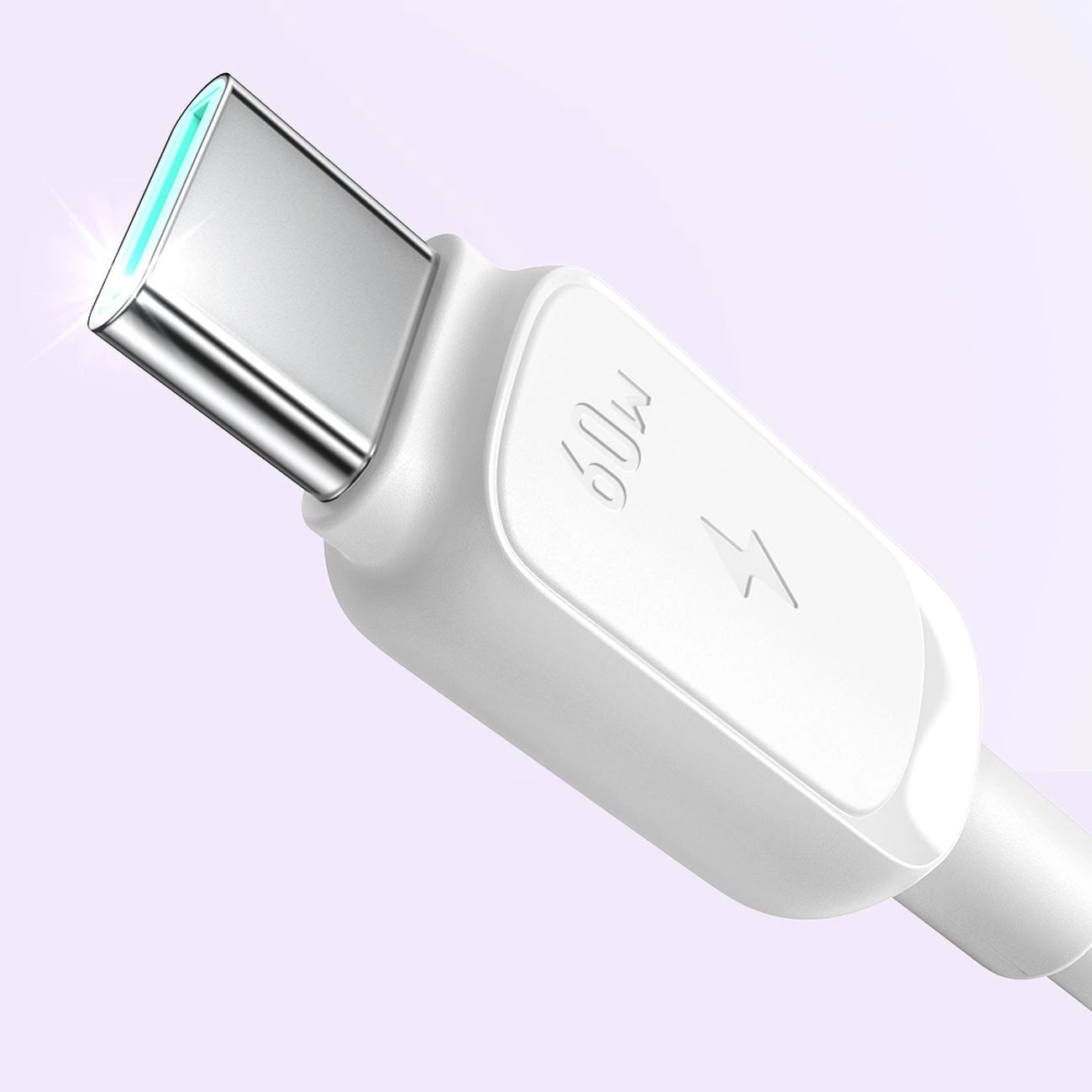 USB-C - USB-C Joyroom S-A14 -kaapeli, 60W, 1.2m, Valkoinen
