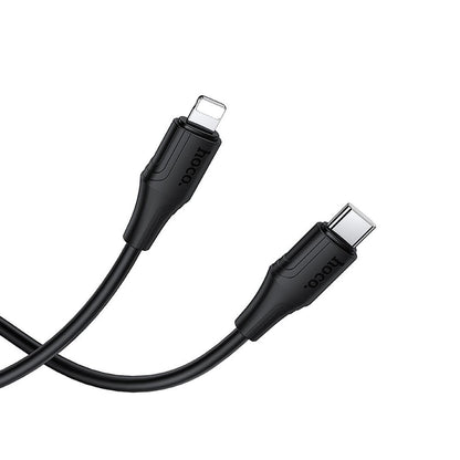 USB-C to Lightning Data and Charging Cable HOCO X124, 27W, 1m, Black