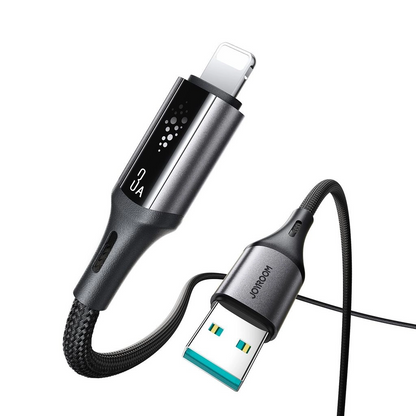 USB-A - Lightning Joyroom S-A60 StarTalk -data- ja latauskaapeli, 18W, 1.2m, Musta