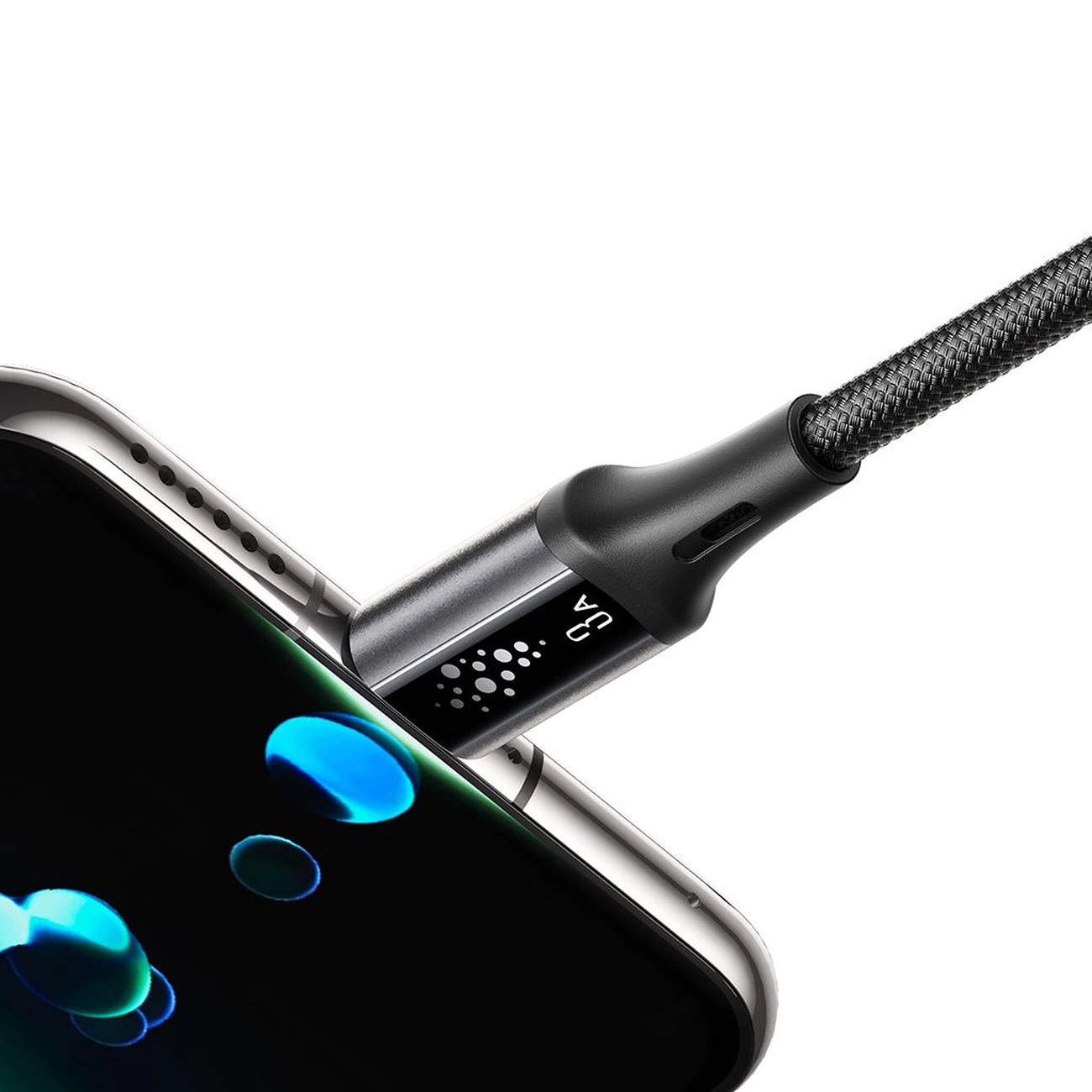 USB-A - USB-C Joyroom S-A60 StarTalk -data- ja latauskaapeli, 18W, 1.2m, Musta
