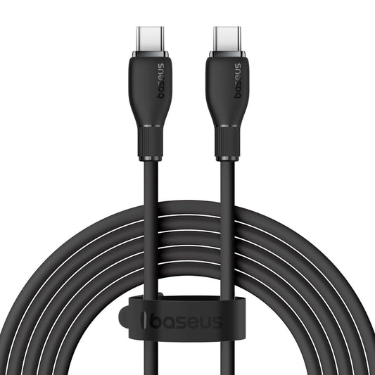 USB-C - USB-C Baseus Pudding -data- ja latauskaapeli, 100W, 2m, Musta P10355702111-01