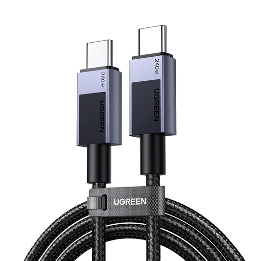 USB-C - USB-C UGREEN L513 Data- ja latauskaapeli, 240W, 2m, Musta