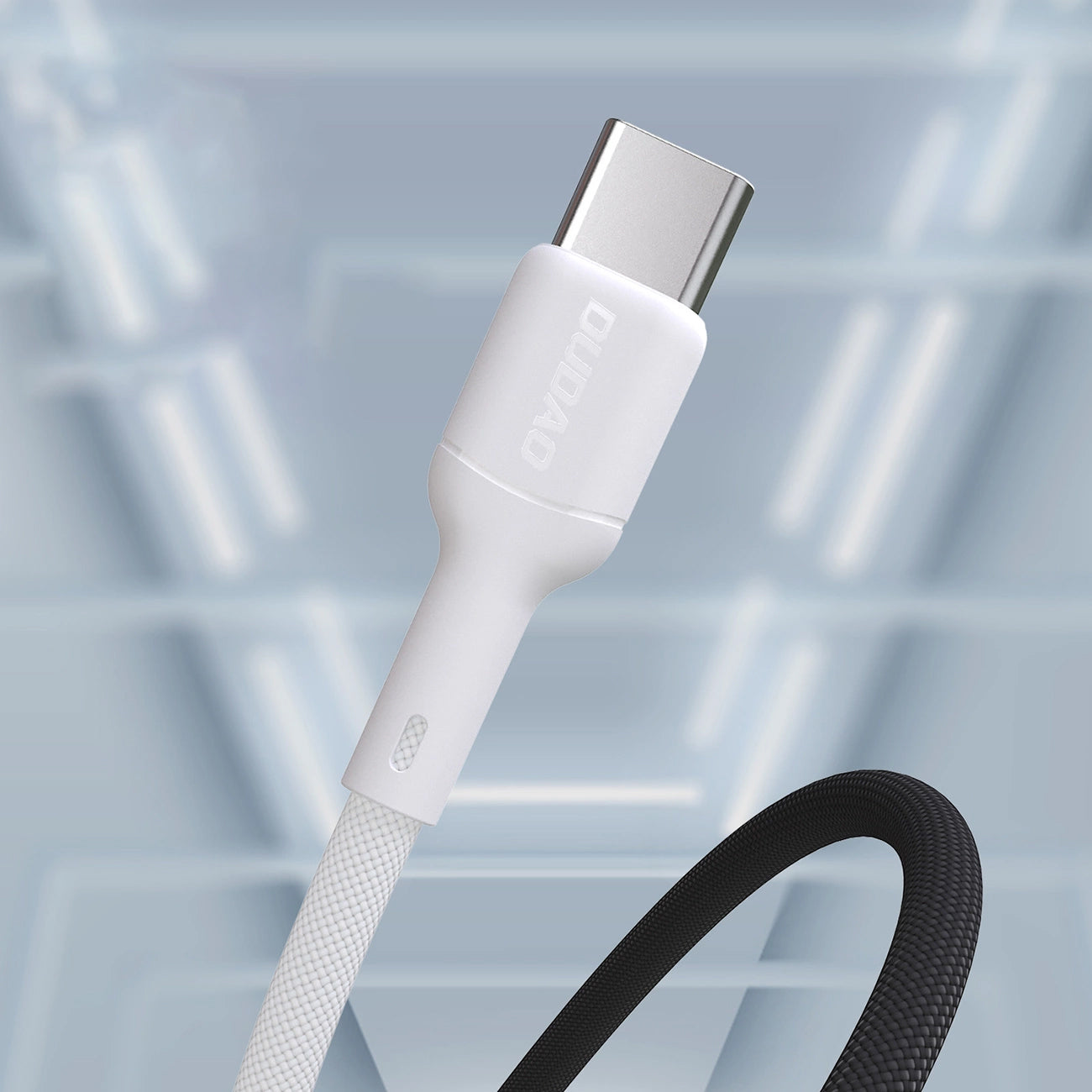 USB-C Data and Charging Cable - USB-C Dudao L9C, 65W, 1m, White