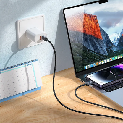 USB-C - Lightning HOCO X118 Display -kaapeli, 27W, 1m, Musta