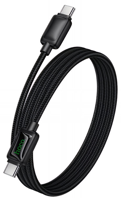 USB-C Data and Charging Cable - USB-C HOCO U146, 60W, 1.2m, Black
