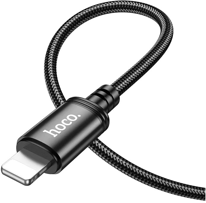 USB-C - Lightning HOCO X89 -data- ja latauskaapeli, 27W, 2m, Musta