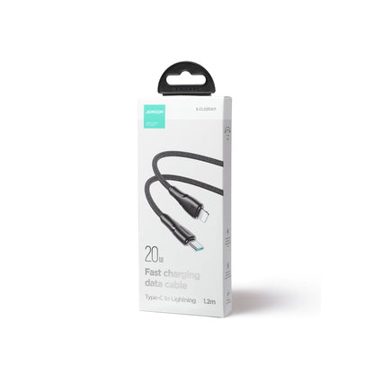USB-C - Lightning Joyroom S-A11 Data- ja Latauskaapeli, 20W, 1.2m, Musta