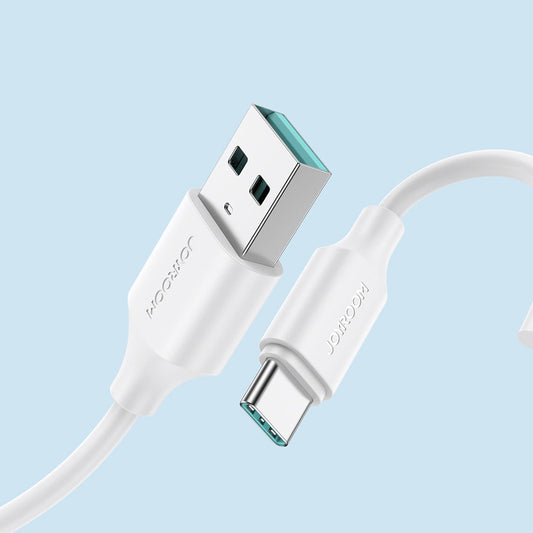 USB-A - USB-C Joyroom S-A9 -data- ja latauskaapeli, 20W, 1m, Valkoinen