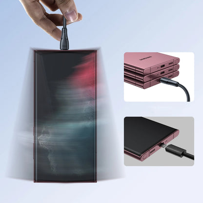 USB-C - USB-C -kaapeli ja lataus Joyroom S-A11, 60W, 0.25m, Musta