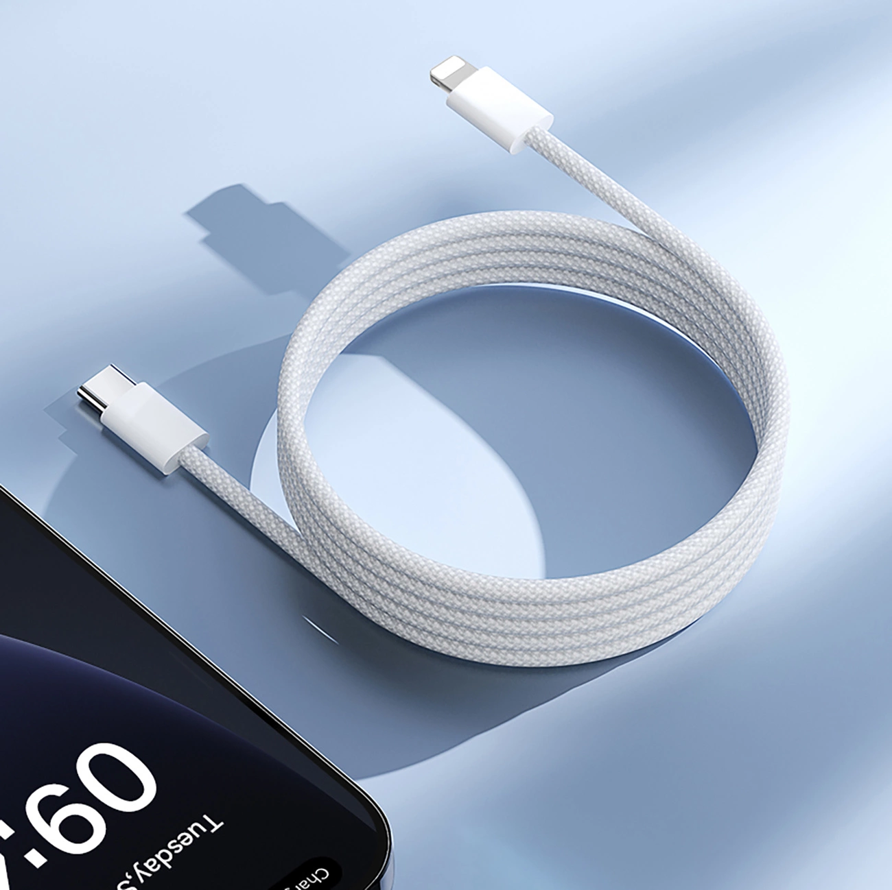USB-C - Lightning Joyroom S-A45 -kaapeli, 30W, 1m, Valkoinen