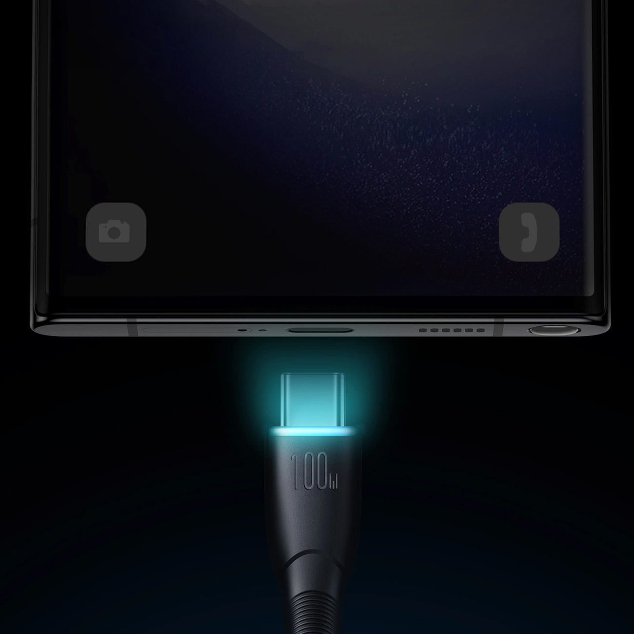 USB-A - USB-C Joyroom S-A32 -data- ja latauskaapeli, 100W, 1m, Musta