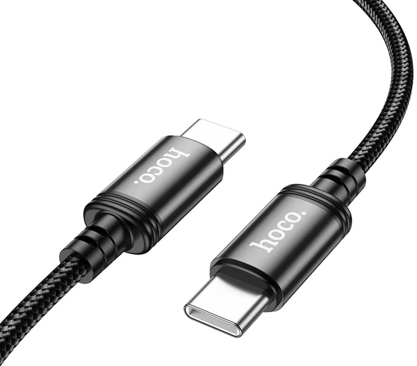 USB-C - USB-C HOCO X91 Data- ja latauskaapeli, 60W, 3m, Musta