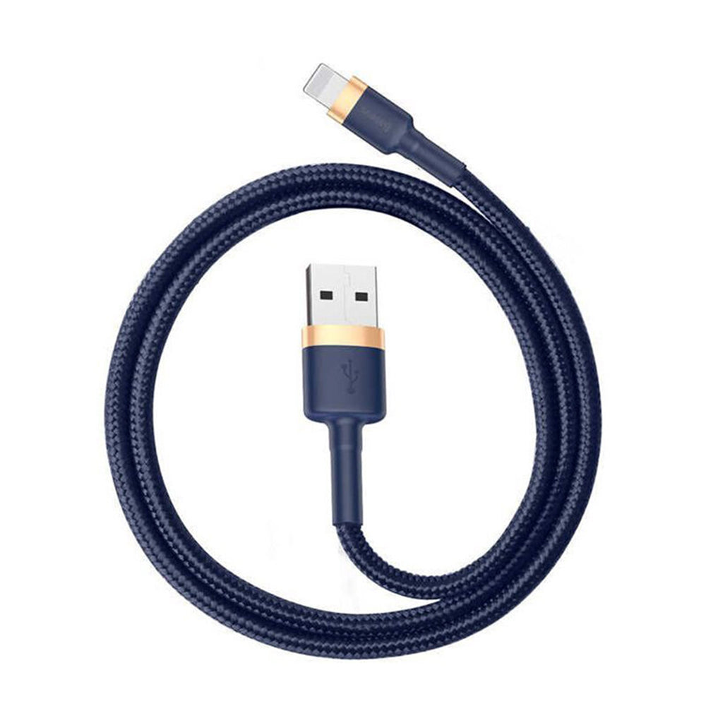 Baseus Cafule USB-A to Lightning Data and Charging Cable, 18W, 1m, Blue Gold CALKLF-BV3