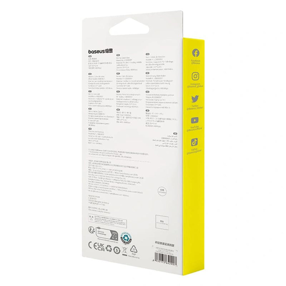 USB-A - Lightning Baseus Habitat -data- ja latauskaapeli, 18W, 2m, Vihreä P10360200631-01