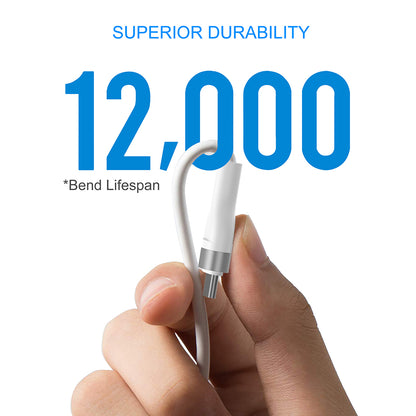 Data- ja latauskaapeli USB-A - Lightning Lito LD02L, 18W, 1.2m, Valkoinen