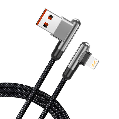 USB-A - Lightning Lito LD13L -data- ja latauskaapeli, 18W, 1m, Musta