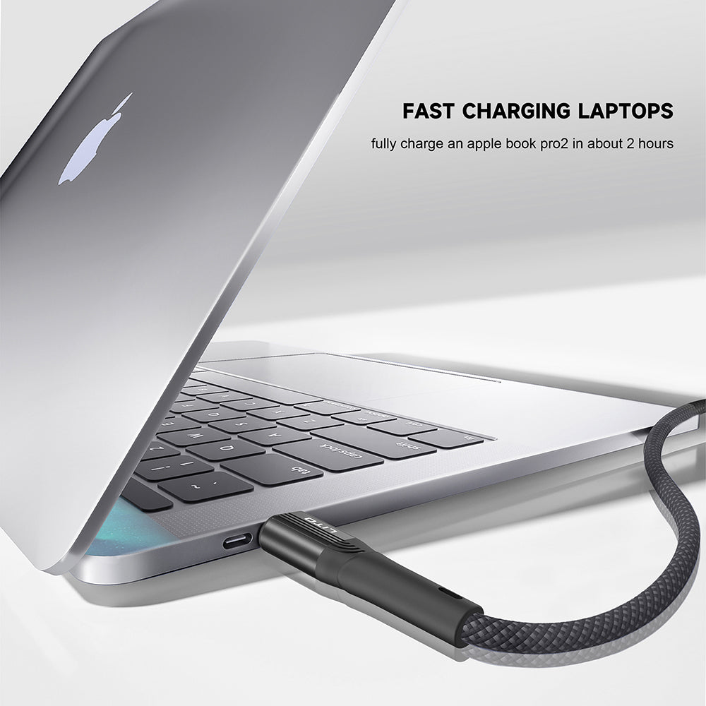 USB-A - Lightning Lito LD14 -data- ja latauskaapeli, 18W, 1m, Musta